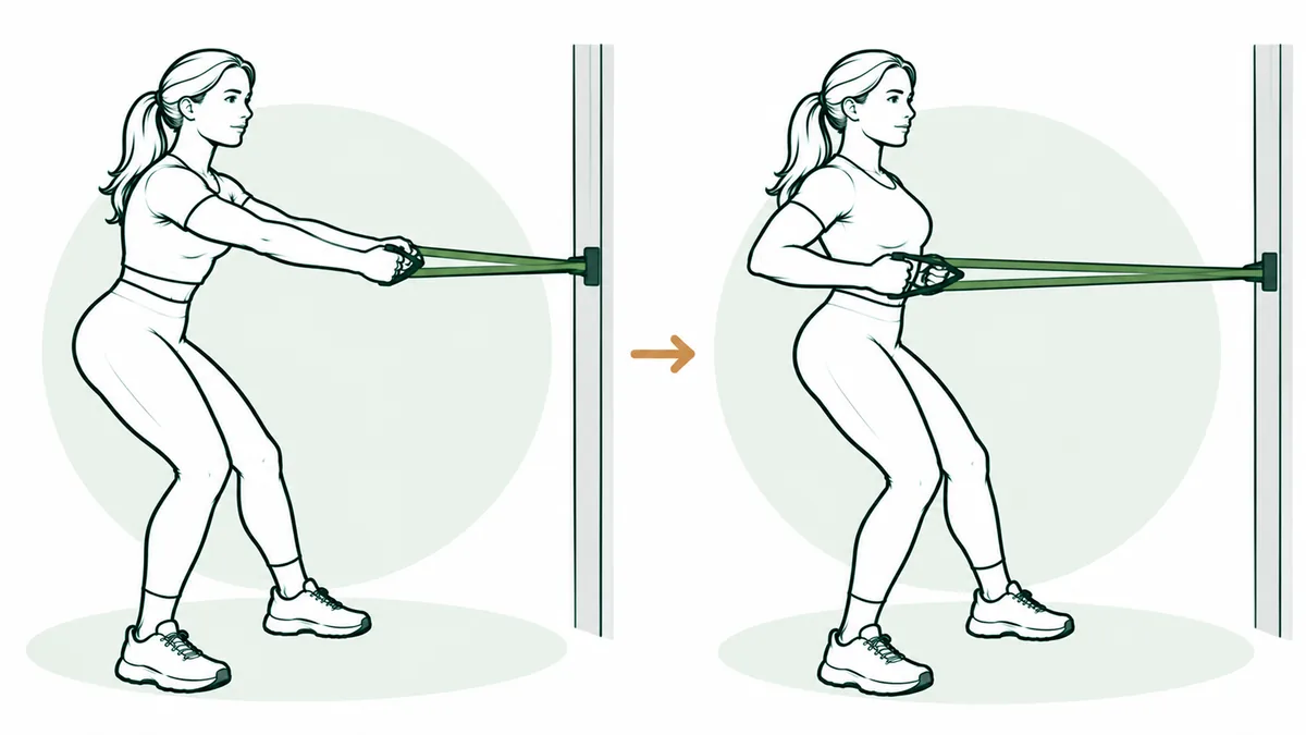 Band rows: Home Equipment · Intermediate exercise