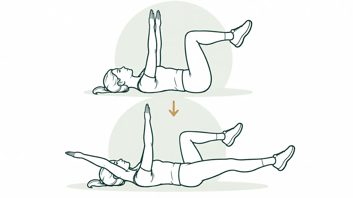 Dead bug: Tier 1 · Bodyweight exercise