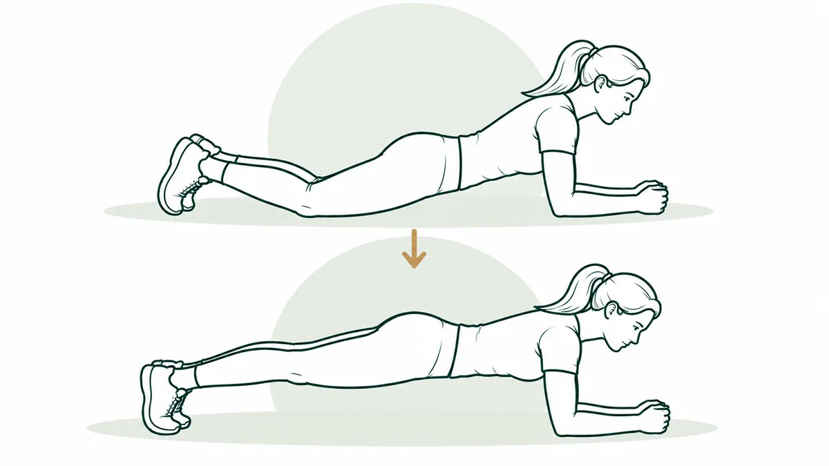 Forearm plank: Tier 1 · Bodyweight exercise