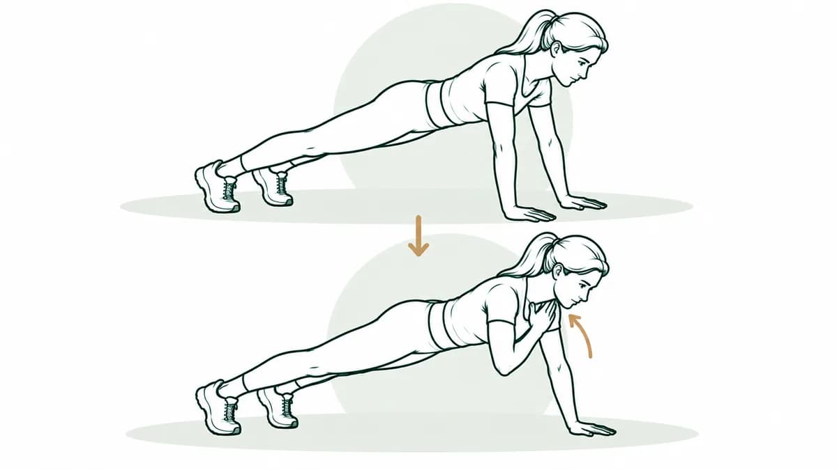 Plank with shoulder taps: Tier 2 · Bodyweight Progression exercise