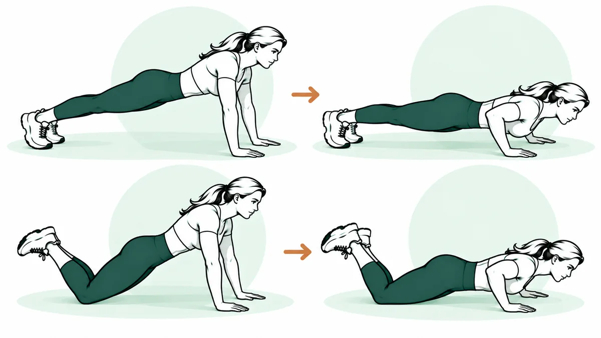 Push-up (floor, or from knees): Tier 3 · Bodyweight Advanced exercise