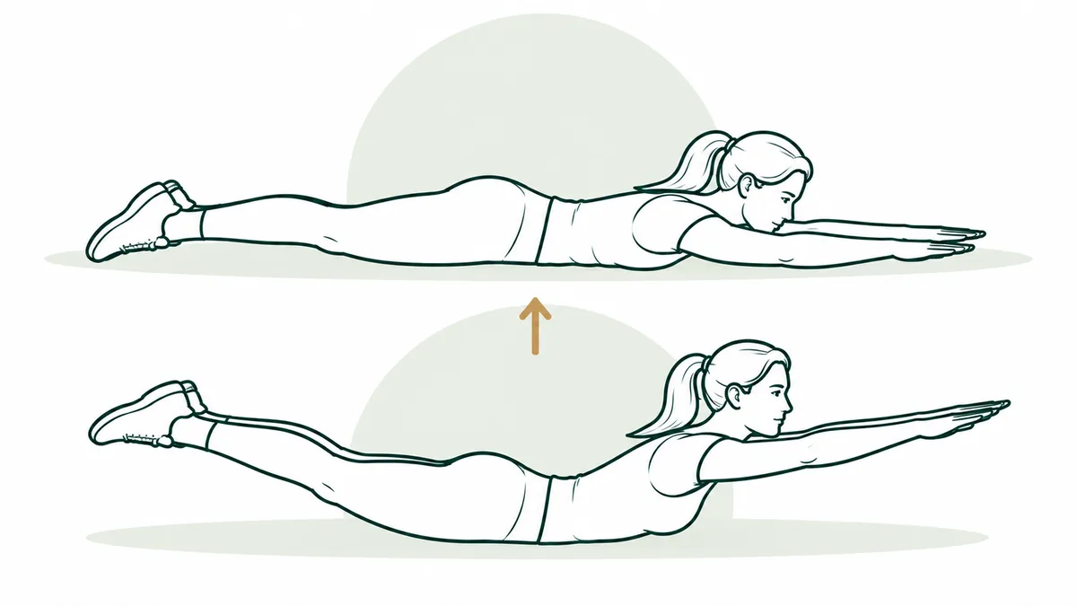 Superman hold: Tier 1 · Bodyweight exercise