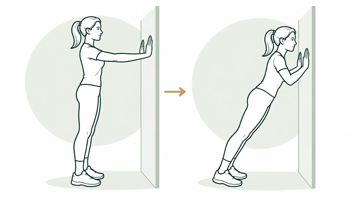 Wall push-up: Tier 1 · Bodyweight exercise