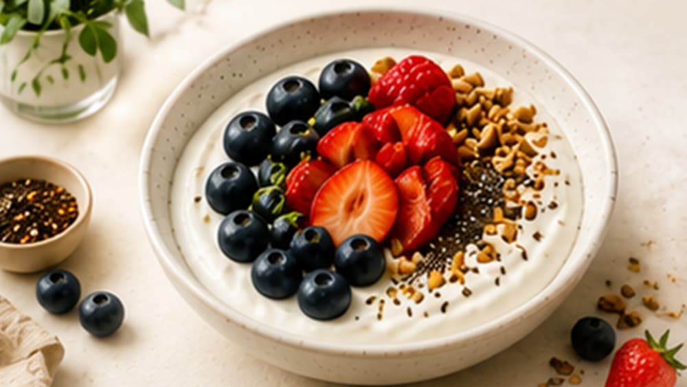 Greek Yogurt Berry Protein Bowl