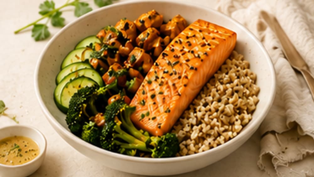 Salmon Quinoa Bowl