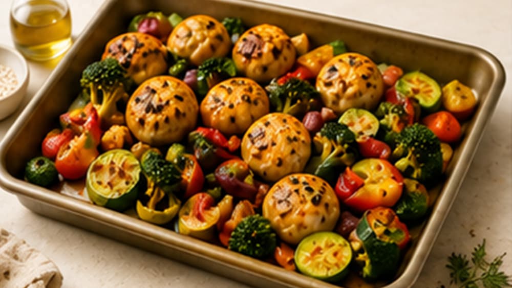 Chicken Veggie Sheet Pan