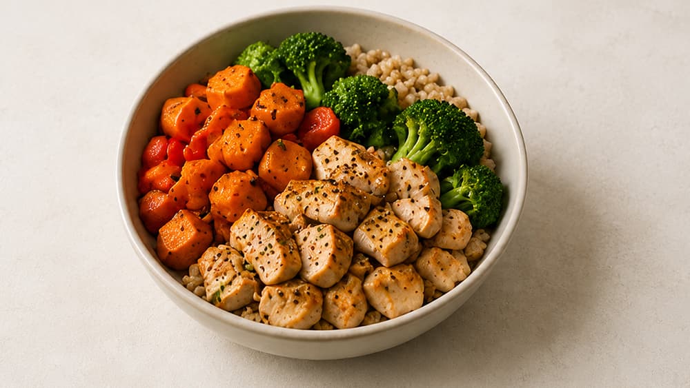 Chicken Sweet Potato Bowl