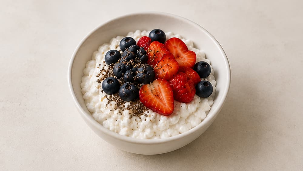 Cottage Cheese Berry Bowl