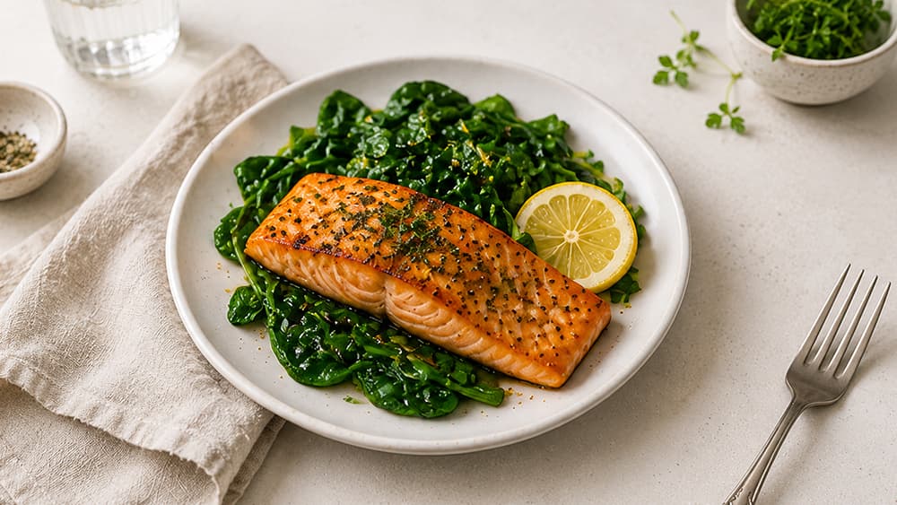 Salmon Greens Plate