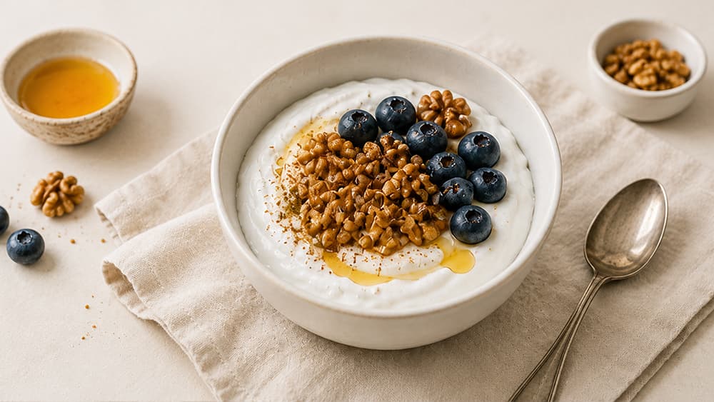 Yogurt Walnut Bowl