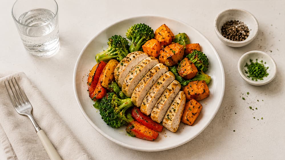 Chicken Roasted Veg Plate
